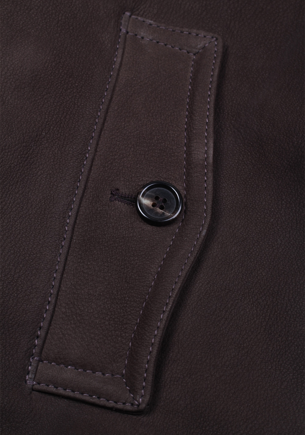 Prada Brown Leather Jacket Coat Size 54 / 44R U.S. Outerwear – image 4
