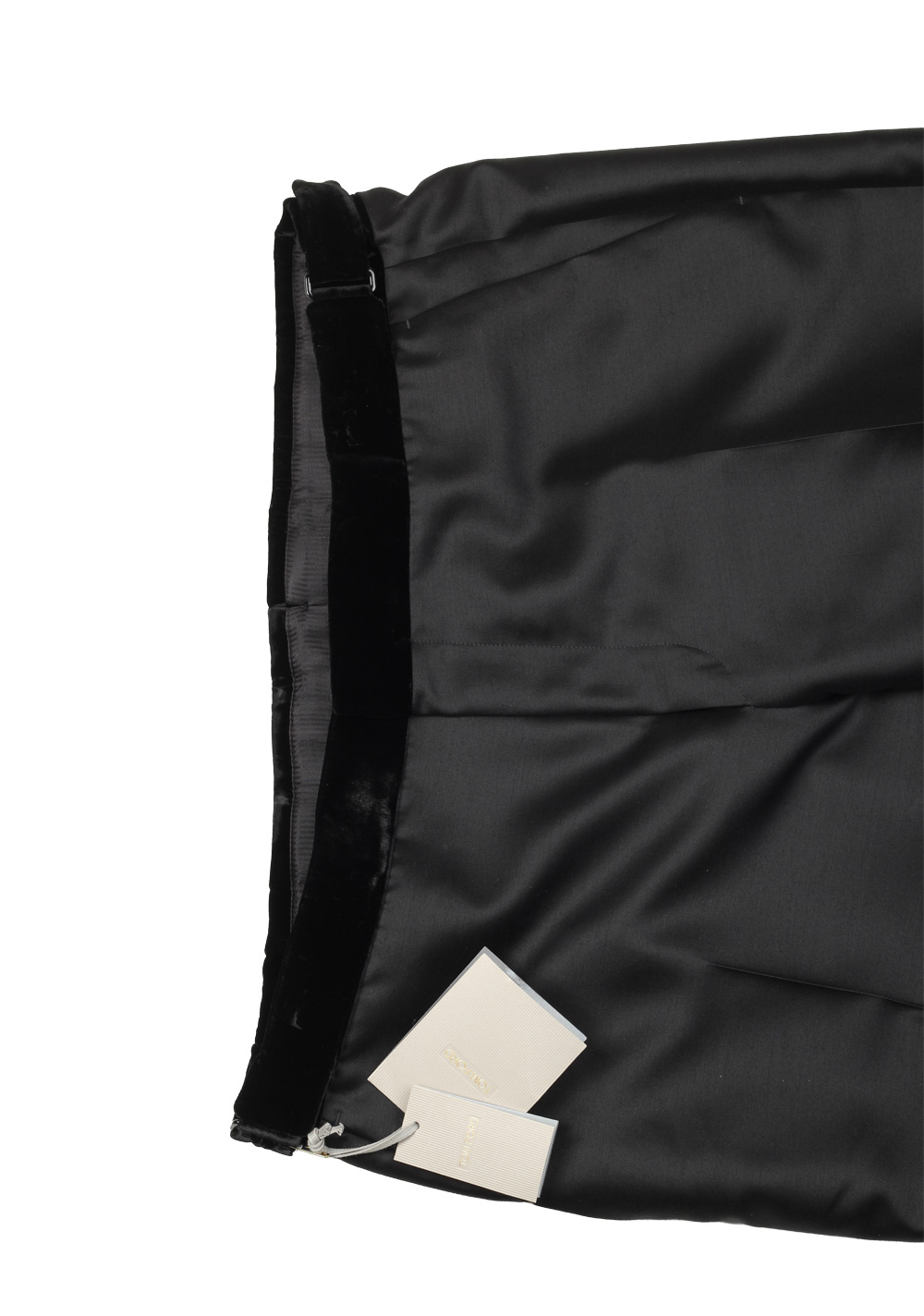 TOM FORD Black Wool Silk Cocktail Tuxedo Trousers Size 54 / 38 U.S. – image 3