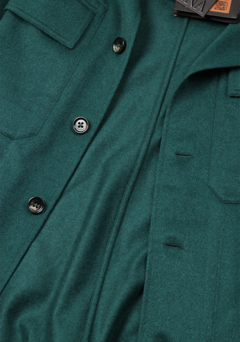 ZEGNA Teal Oasi Cashmere Overshirt – image 2