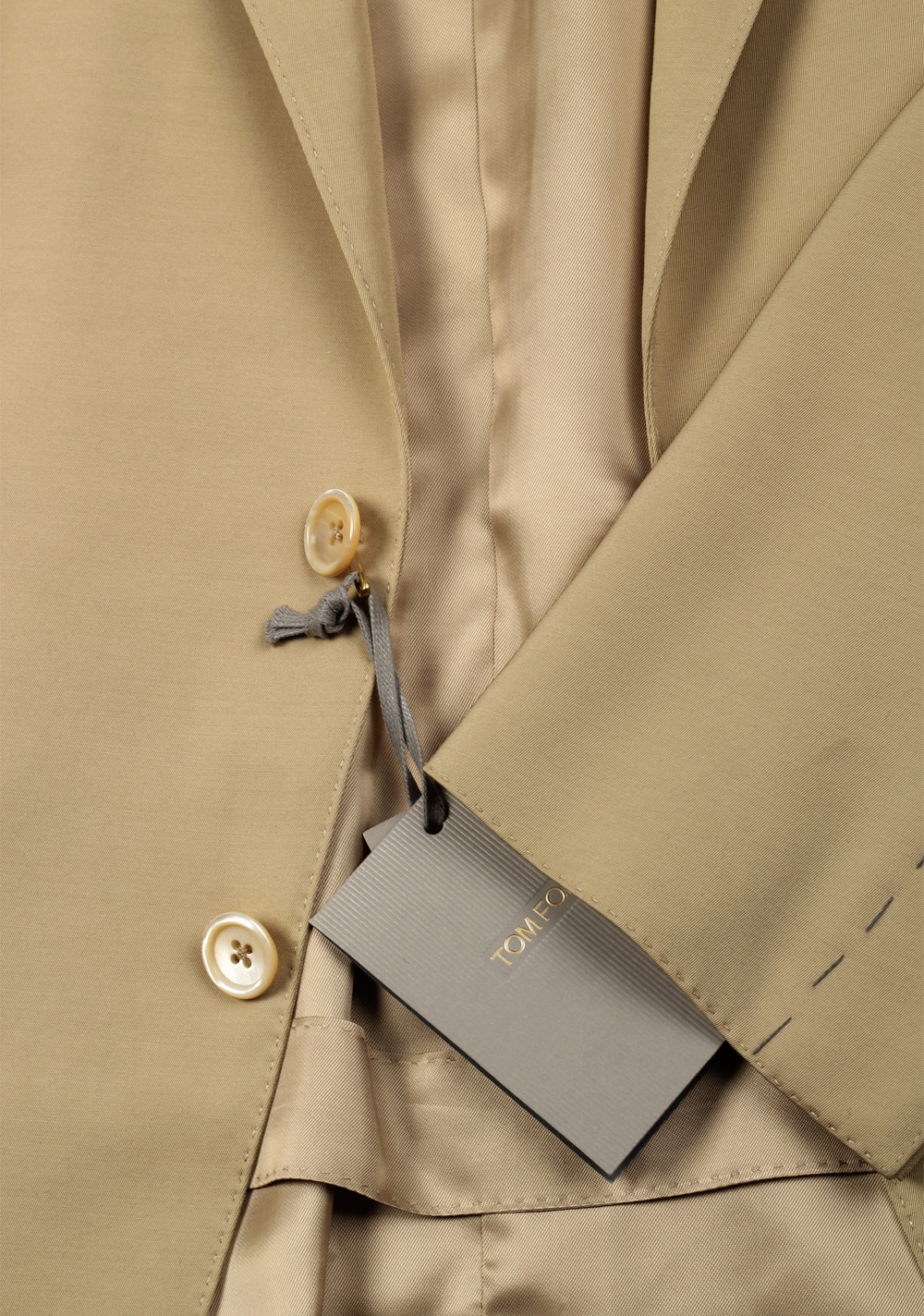 TOM FORD O’Connor Beige Solid Suit – image 4
