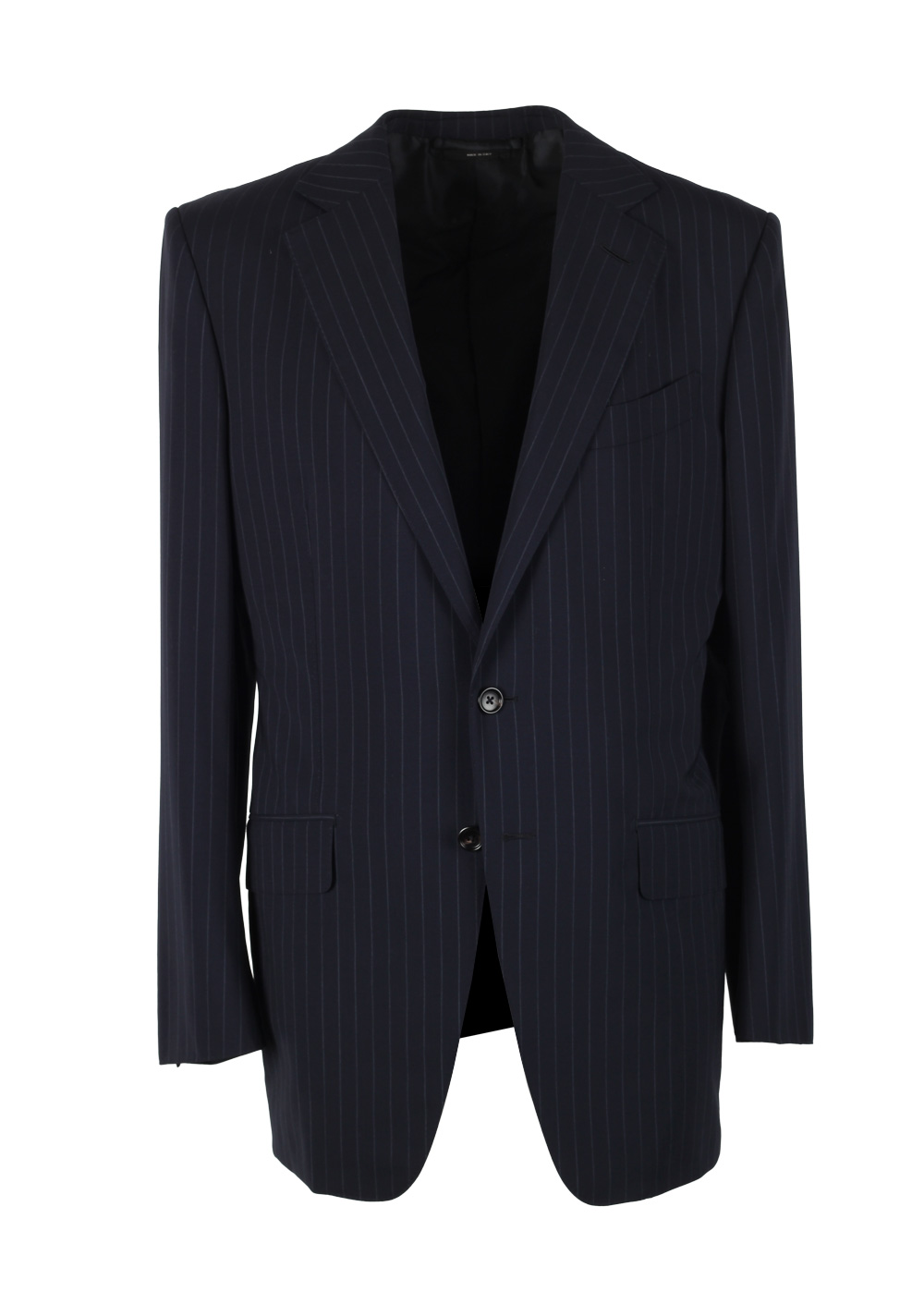 TOM FORD O’Connor Striped Blue Suit Size 50 / 40R U.S. In Wool