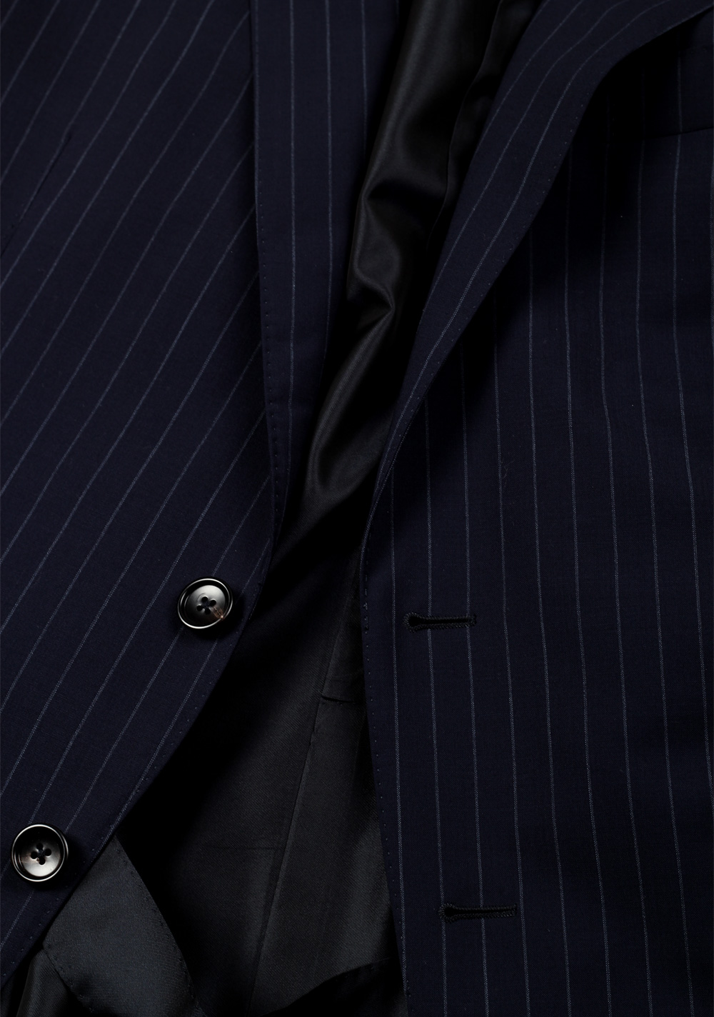 TOM FORD O’Connor Striped Blue Suit Size 50 / 40R U.S. In Wool – image 2