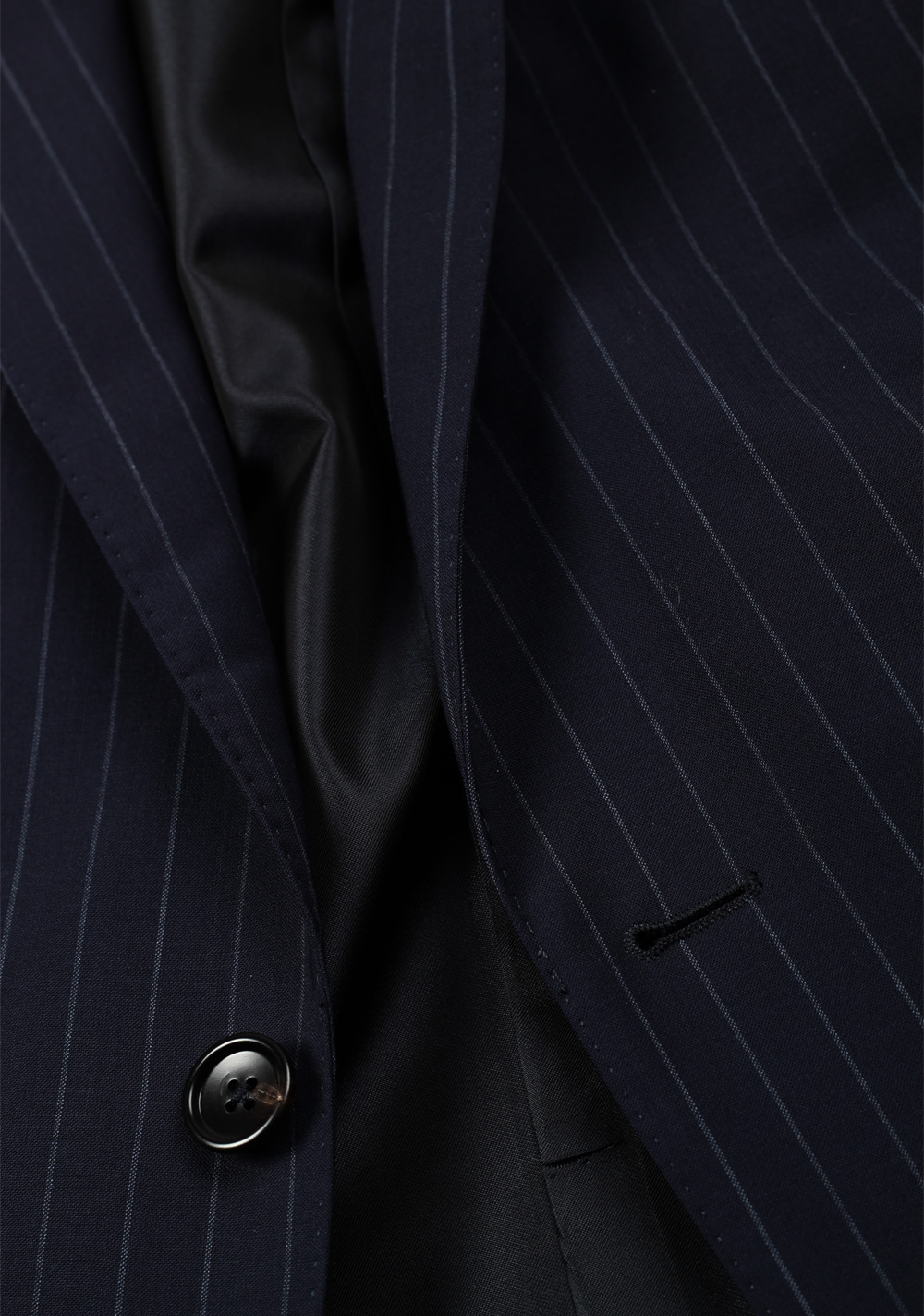 TOM FORD O’Connor Striped Blue Suit Size 50 / 40R U.S. In Wool – image 3