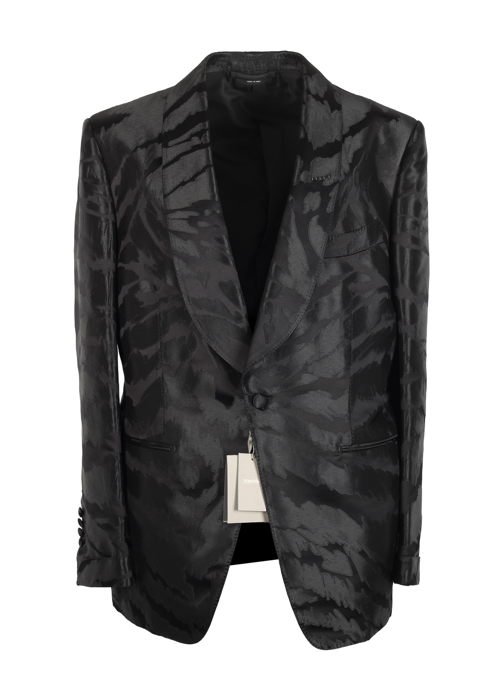 TOM FORD Atticus Shawl Collar Zebra Cocktail Dinner Jacket Size 52C / 42S U.S.