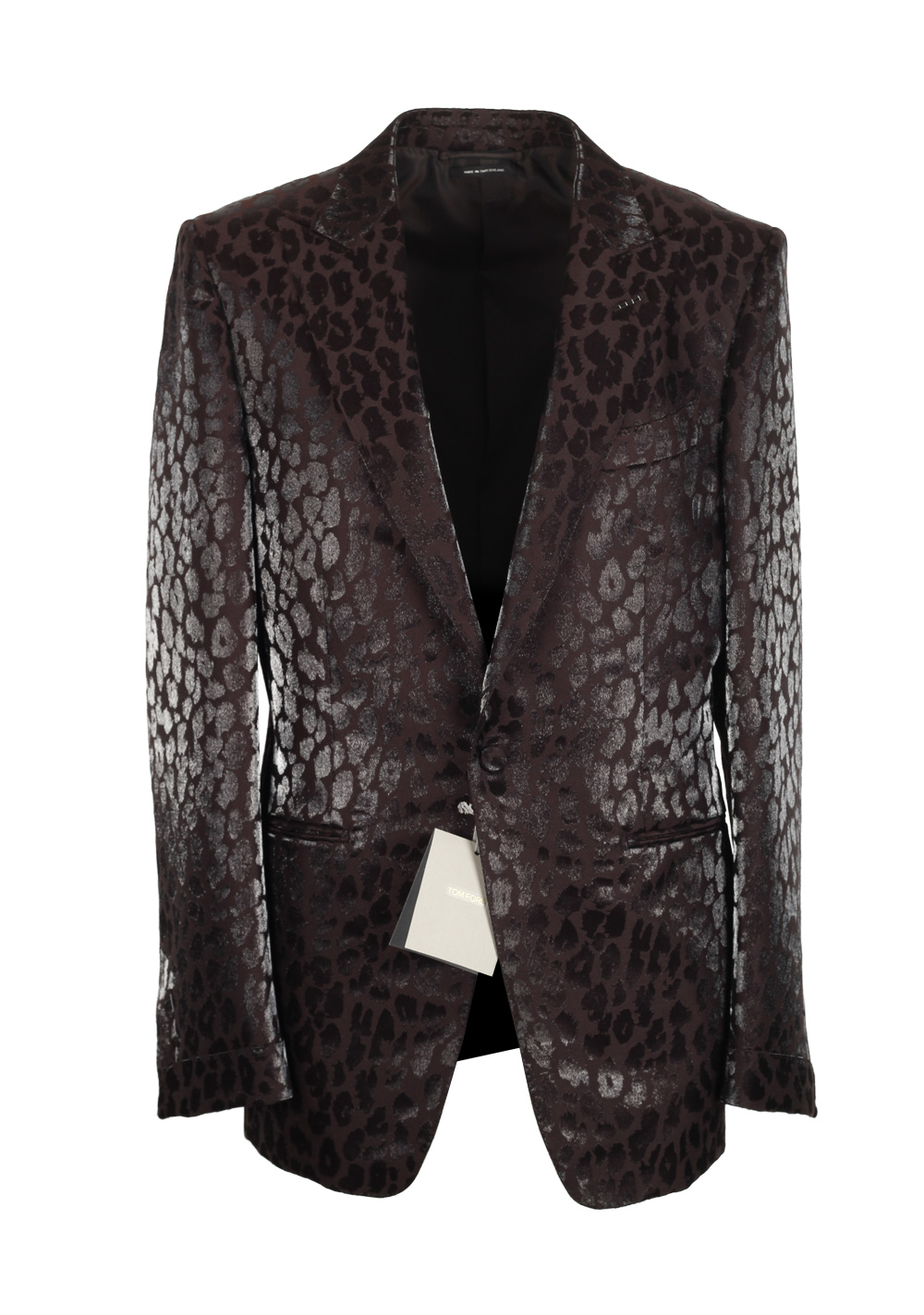 TOM FORD O’Connor Brown Panther Cocktail Dinner Jacket