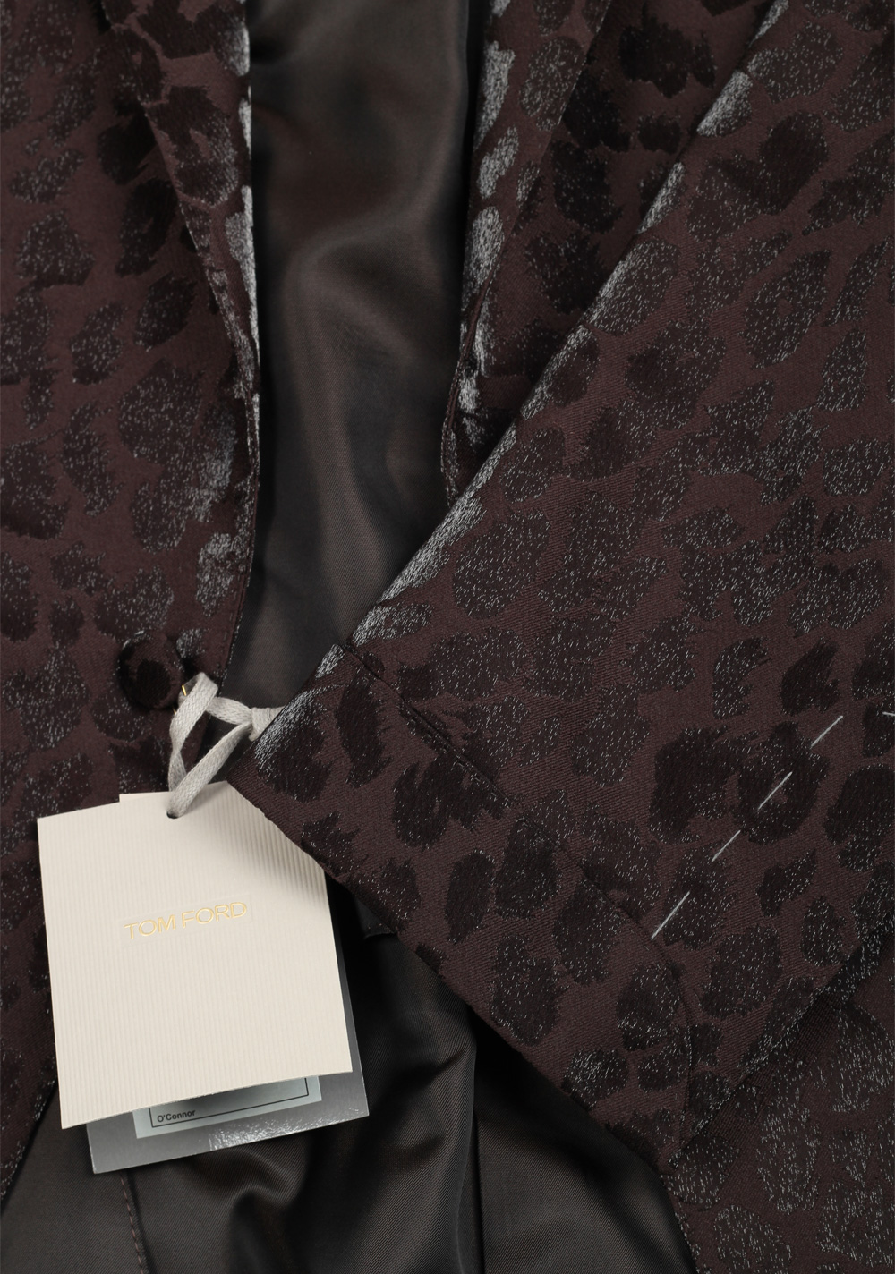 TOM FORD O’Connor Brown Panther Cocktail Dinner Jacket – image 4