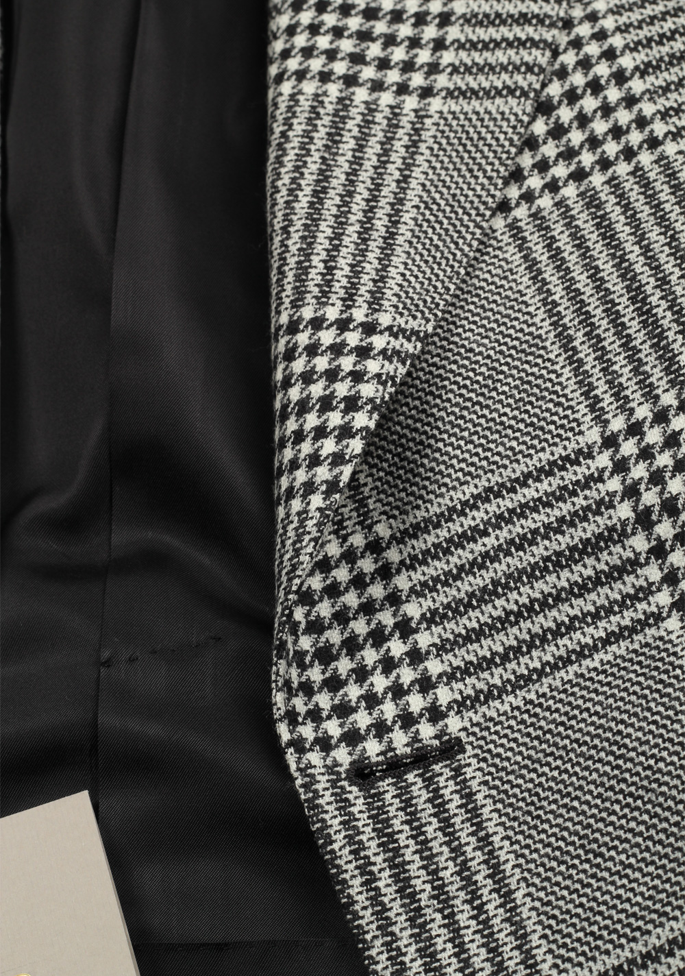 TOM FORD Shelton Wool Checked Black White Flannel Suit – image 3