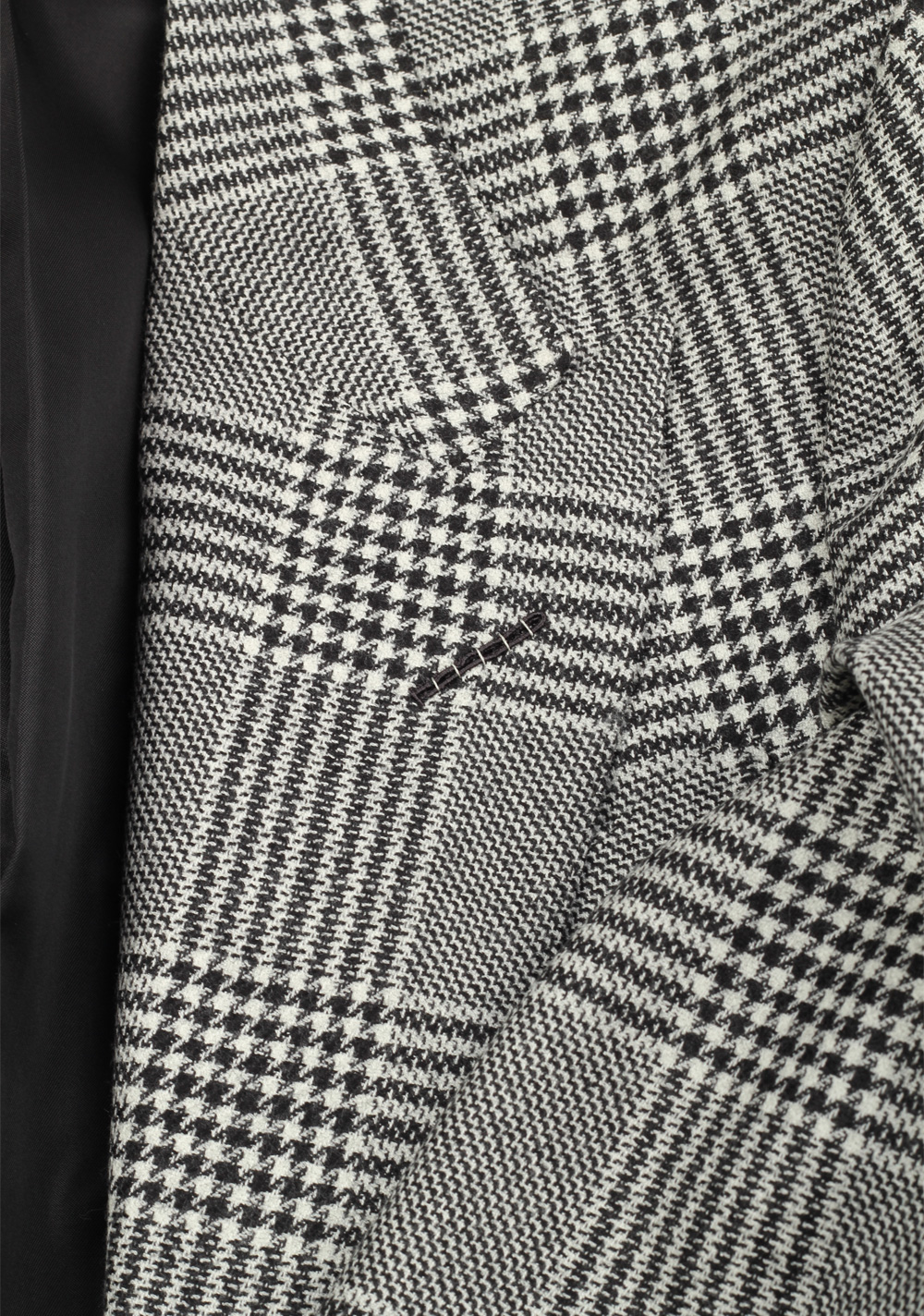TOM FORD Shelton Wool Checked Black White Flannel Suit – image 5