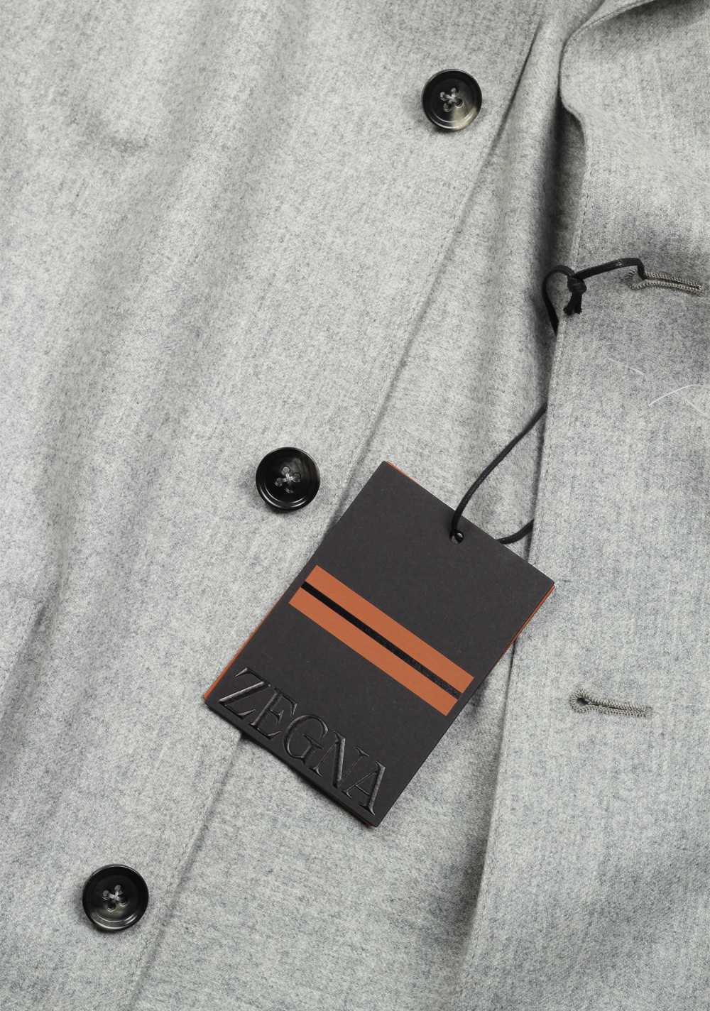 ZEGNA Gray Oasi Alpe Wool Overshirt Jacket – image 2