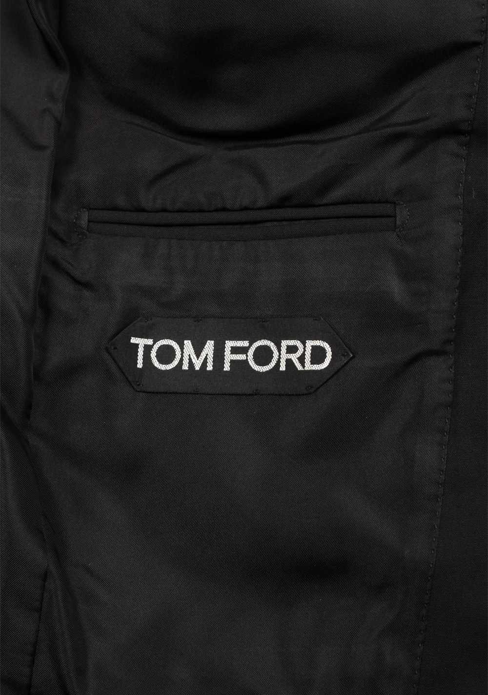 TOM FORD O’connor Black 3 Piece Suit Size 42C / 32S U.S. Wool Fit Y – image 7