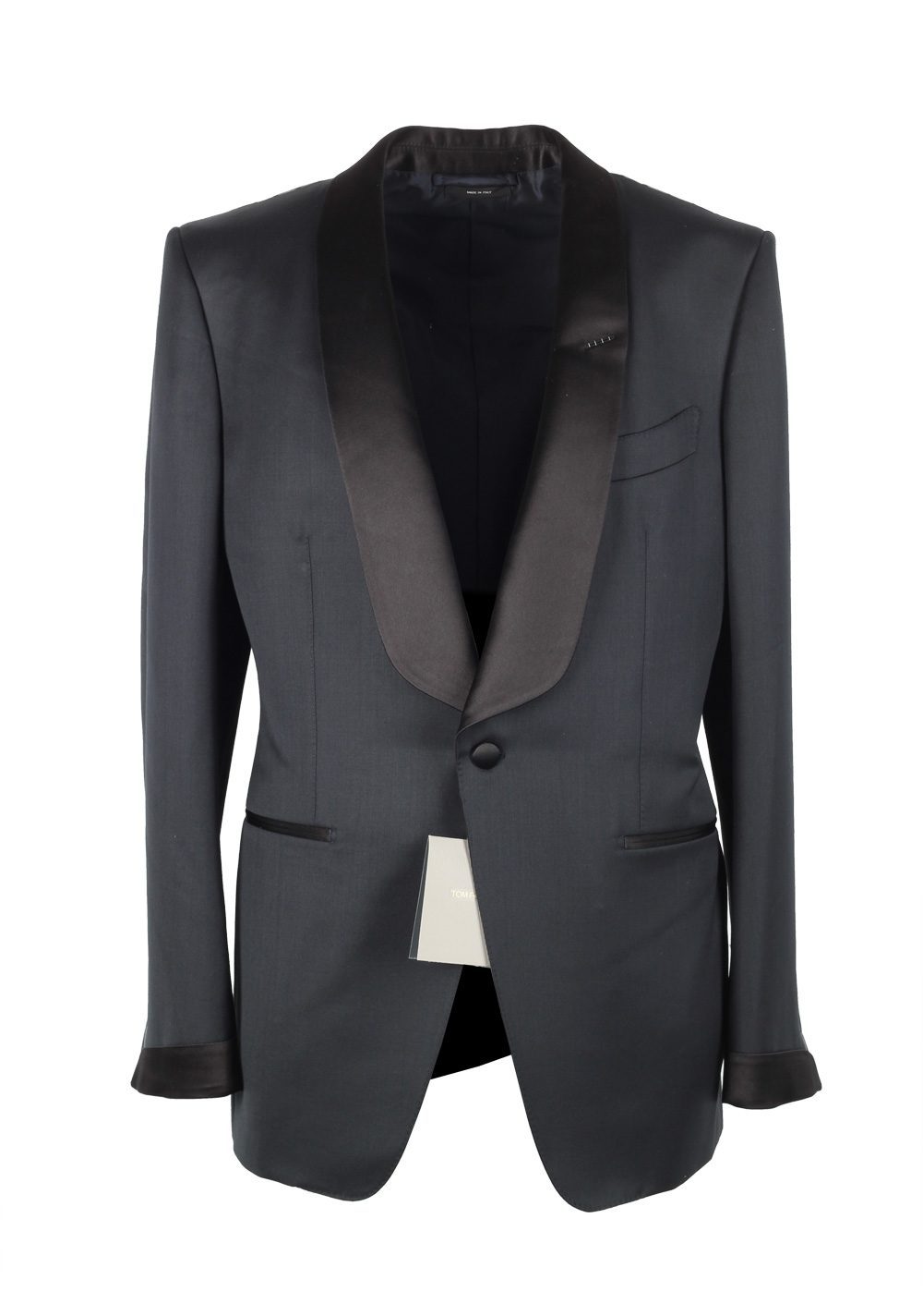 TOM FORD O’Connor Midnight Blue Tuxedo Suit Size 44 / 34R U.S. Shawl Collar Fit Y