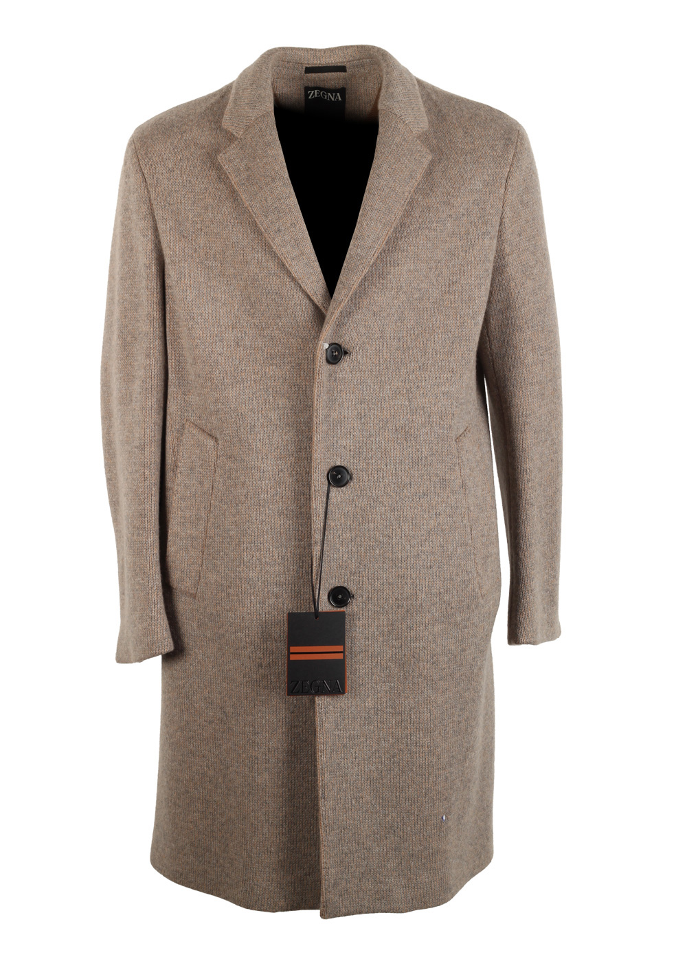 ZEGNA Beige Oasi Cashmere Over Coat
