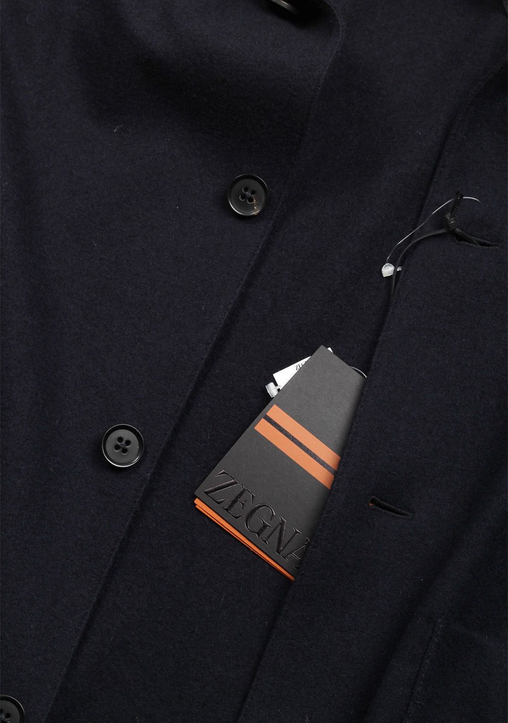 ZEGNA Blue Jerseywear Alpe Cashmere Overshirt Jacket Size 48 / 38R U.S. – image 2