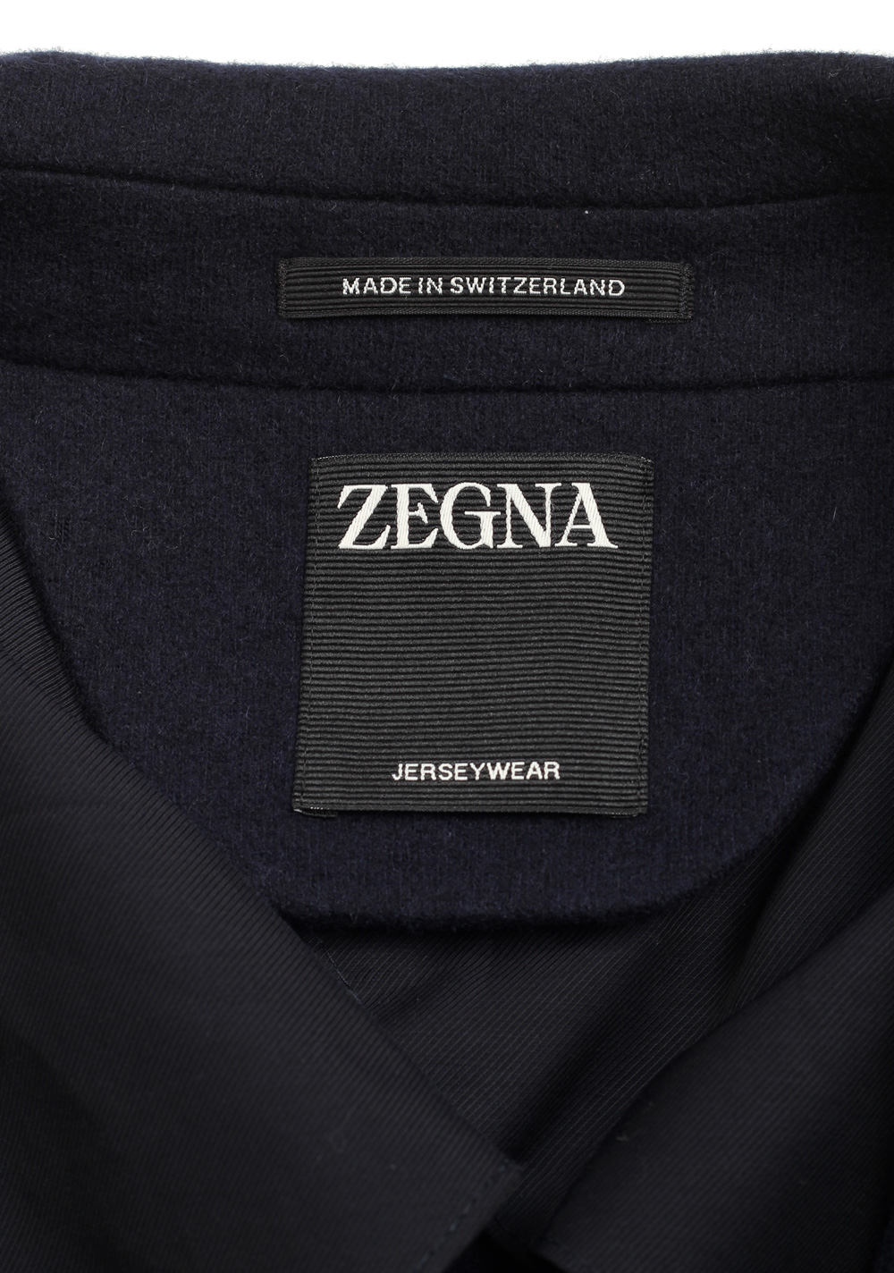 ZEGNA Blue Jerseywear Alpe Cashmere Overshirt Jacket Size 48 / 38R U.S. – image 6