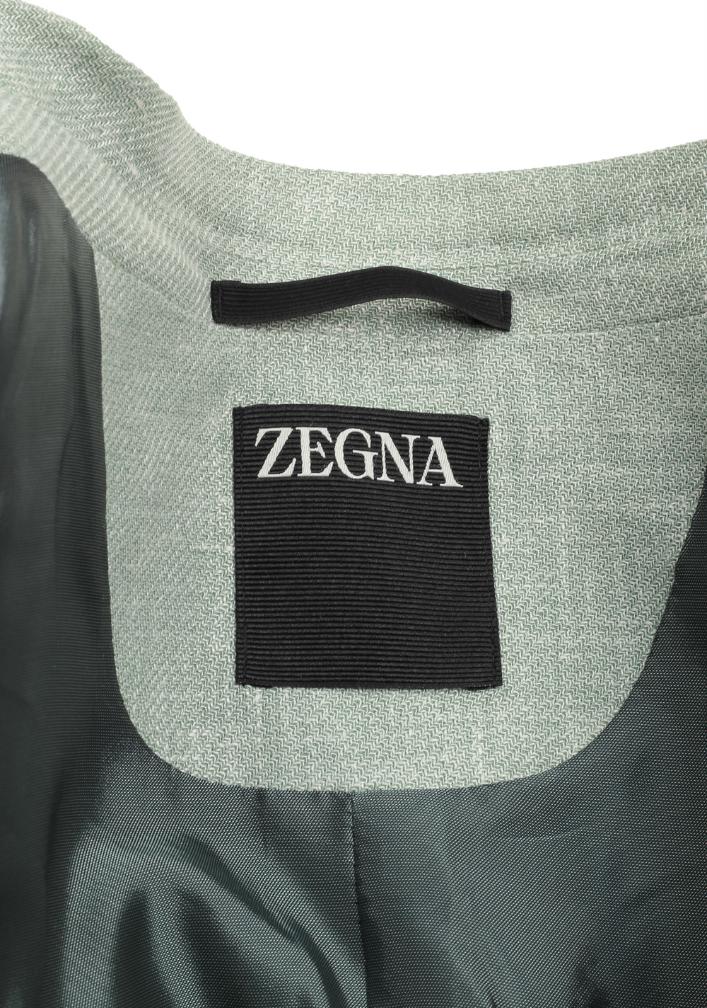 ZEGNA Crossover Natural Green Linen Silk Sport Coat – image 6