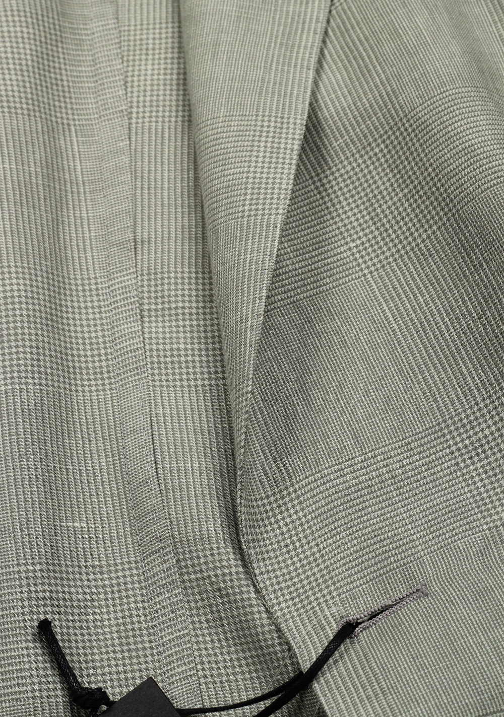 ZEGNA Crossover Shirt Green Checked Linen Silk Sport Coat – image 3