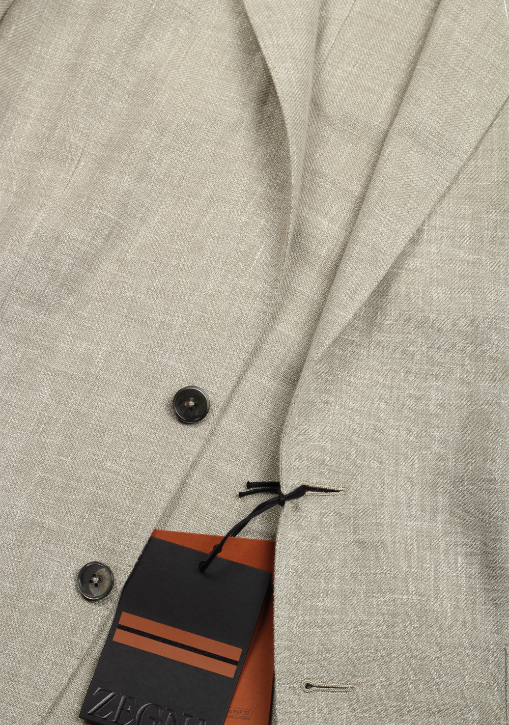 ZEGNA Crossover Natural Beige Linen Silk Sport Coat – image 2