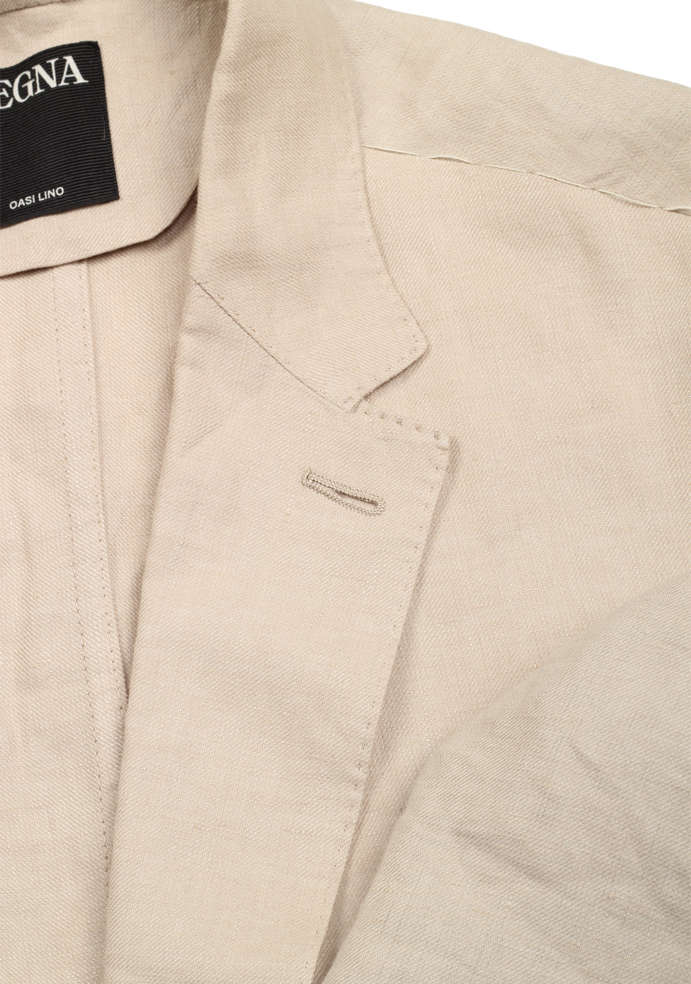 ZEGNA Oasi Linen Shirt Beige Sport Coat – image 5