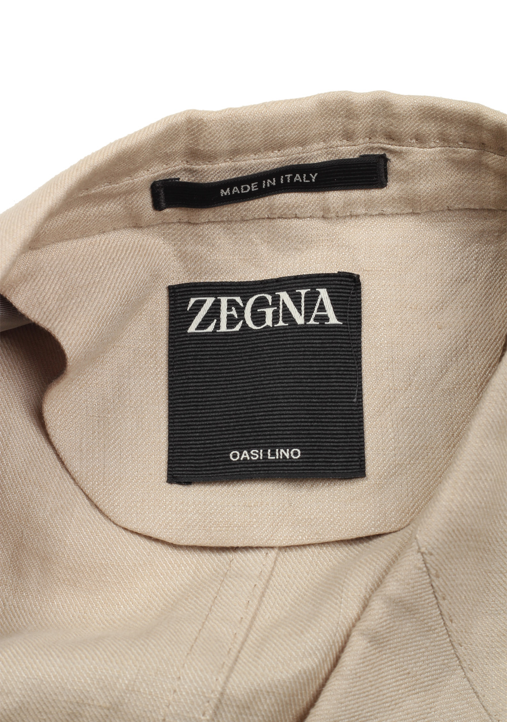 ZEGNA Oasi Linen Shirt Beige Sport Coat – image 7