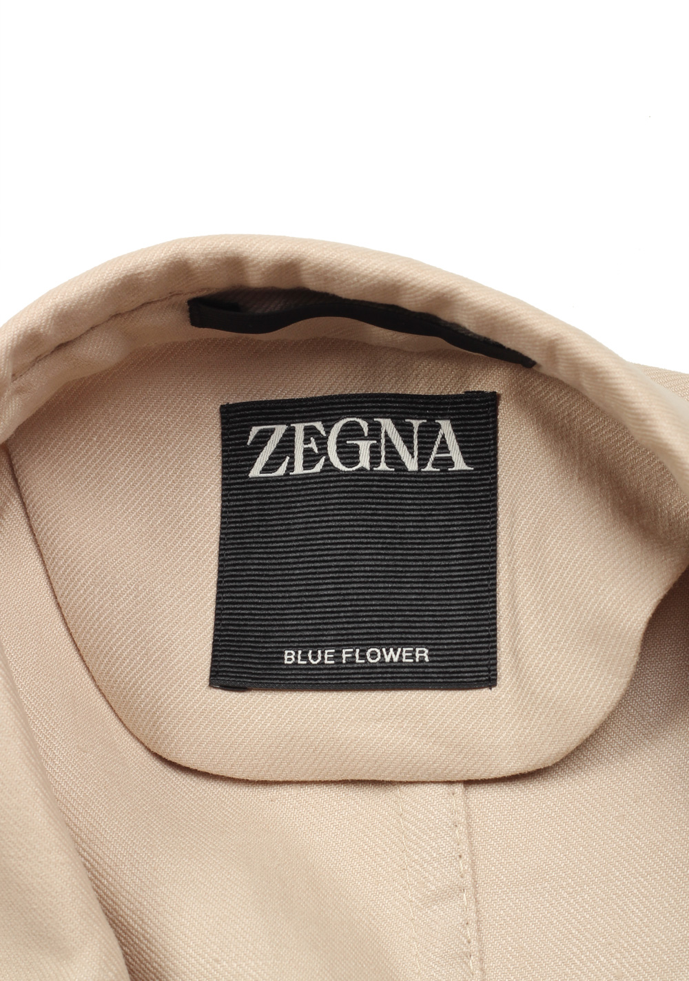 ZEGNA Blue Flower Shirt Beige Sport Coat Size 58 / 48R U.S. – image 7