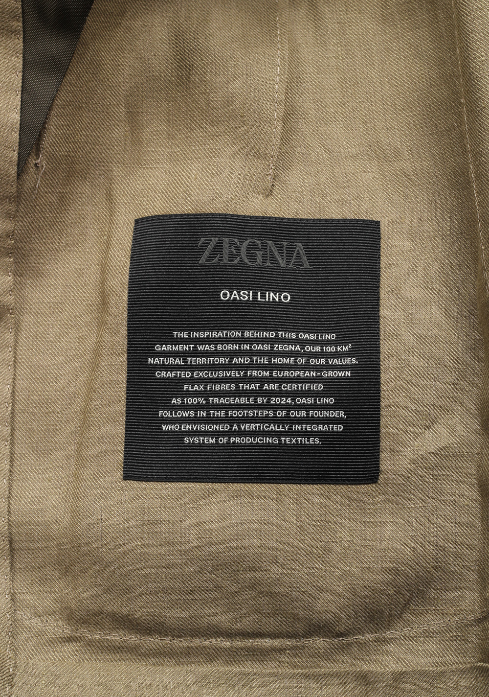 ZEGNA Oasi Linen Shirt Beige Sport Coat – image 6