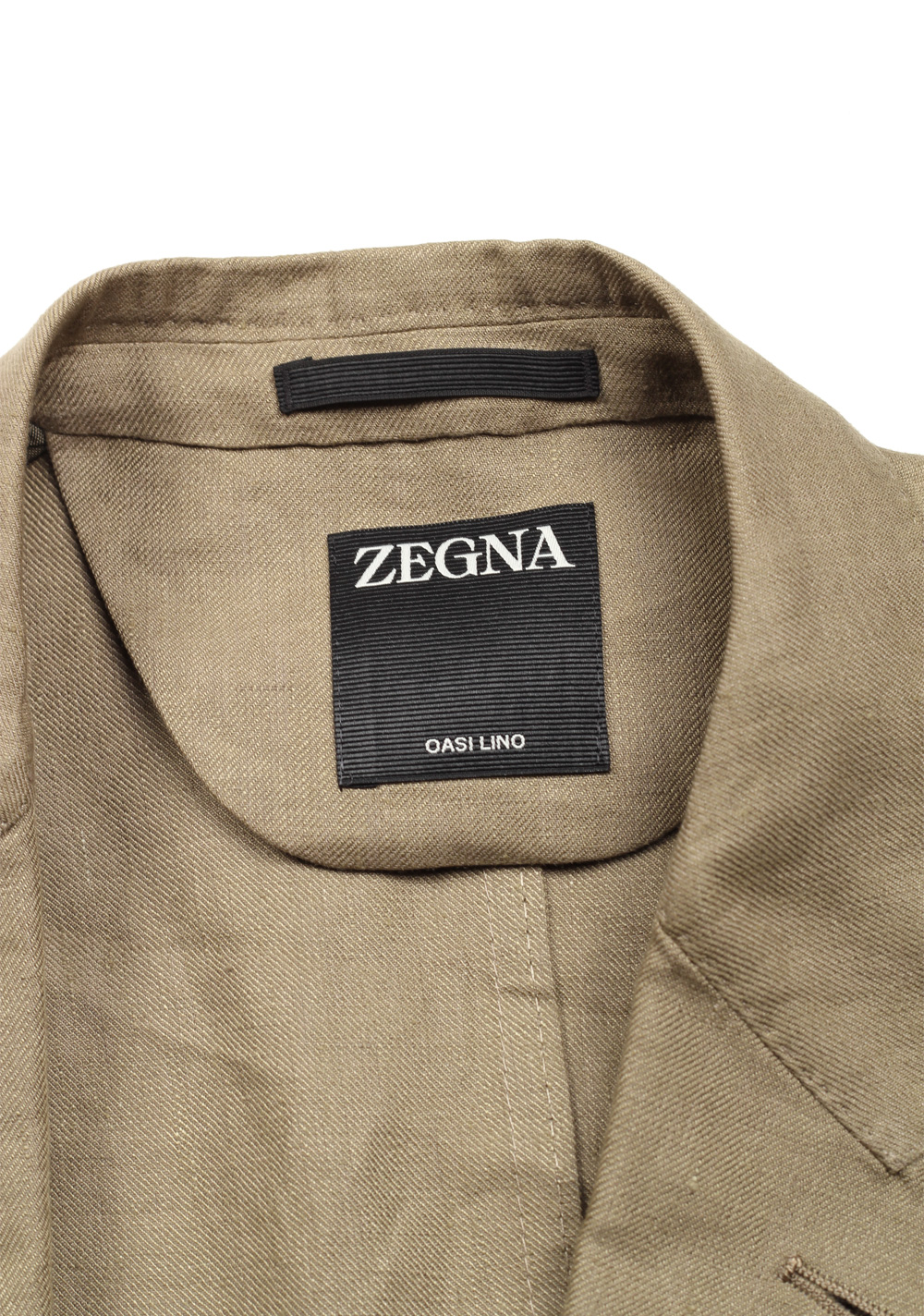 ZEGNA Oasi Linen Shirt Beige Sport Coat – image 7
