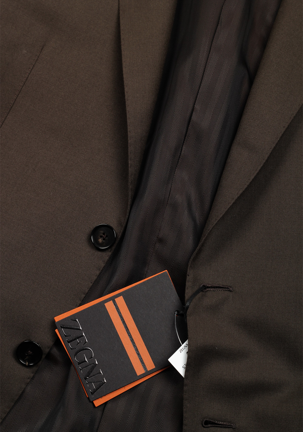 ZEGNA Brown Oasi Cashmere Couture Suit Size 50 / 40R U.S. – image 2