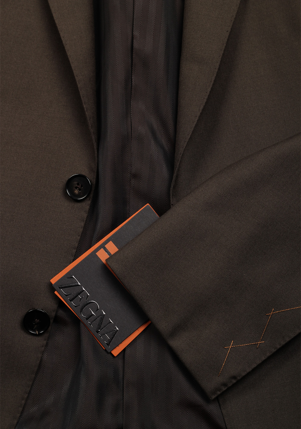 ZEGNA Brown Oasi Cashmere Couture Suit Size 50 / 40R U.S. – image 4