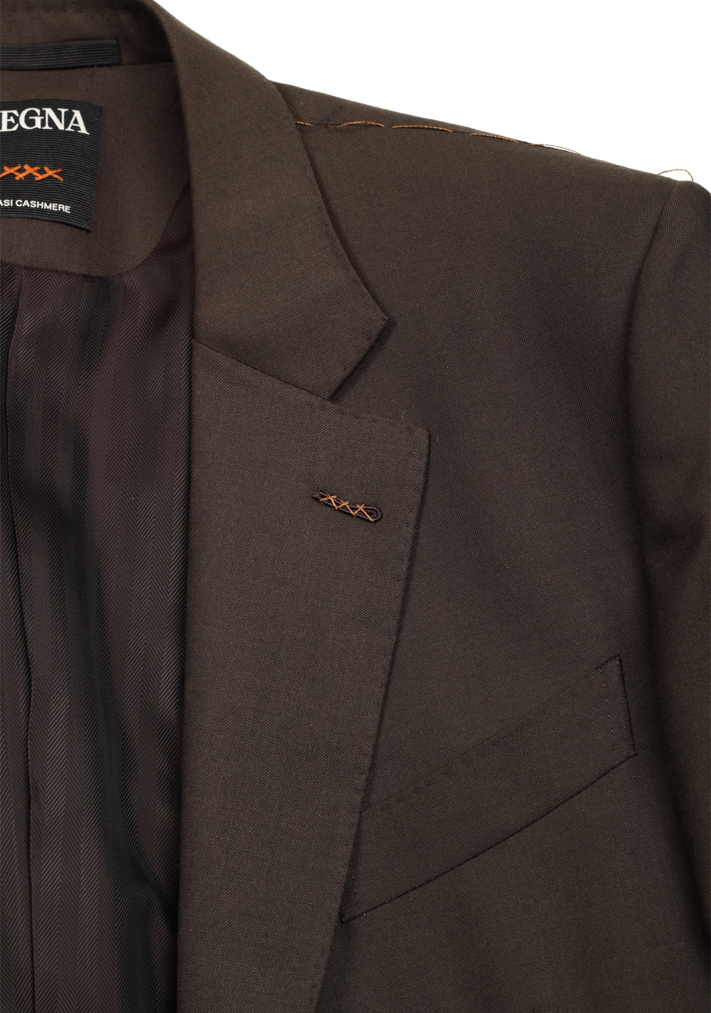 ZEGNA Brown Oasi Cashmere Couture Suit Size 50 / 40R U.S. – image 5