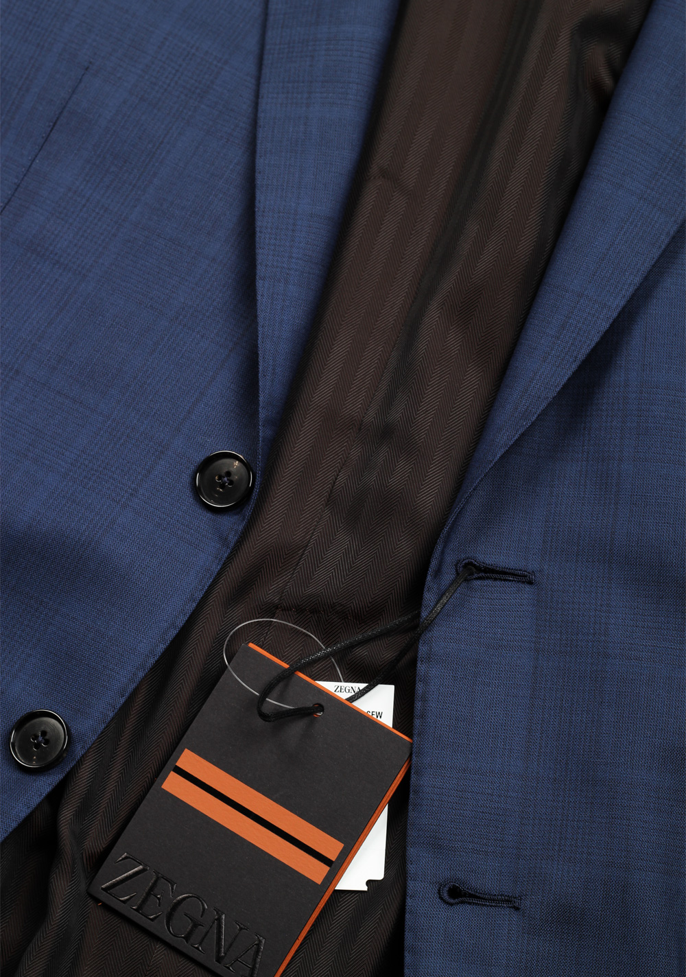 ZEGNA Blue Checked Centiventomila Sartorial Suit Size 50 / 40R U.S. – image 2