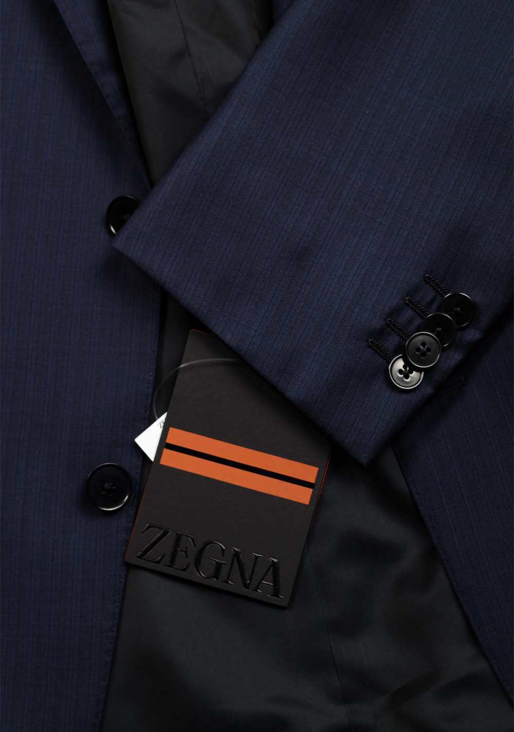 ZEGNA Blue Trofeo Sartorial Suit Size 54 / 44R U.S. – image 4