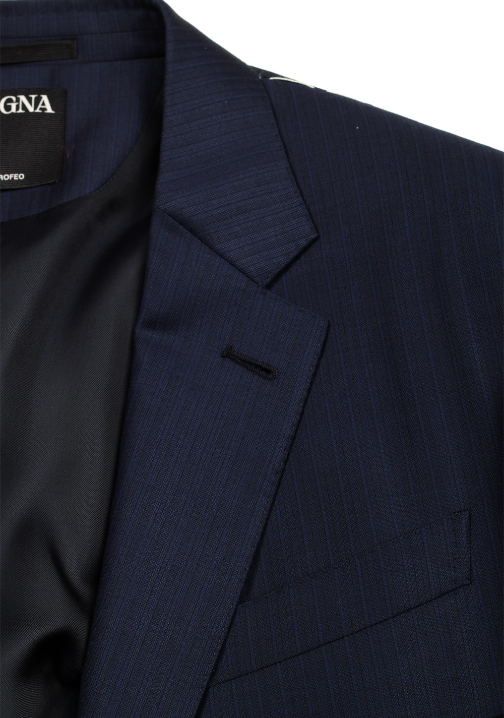 ZEGNA Blue Trofeo Sartorial Suit Size 54 / 44R U.S. – image 5