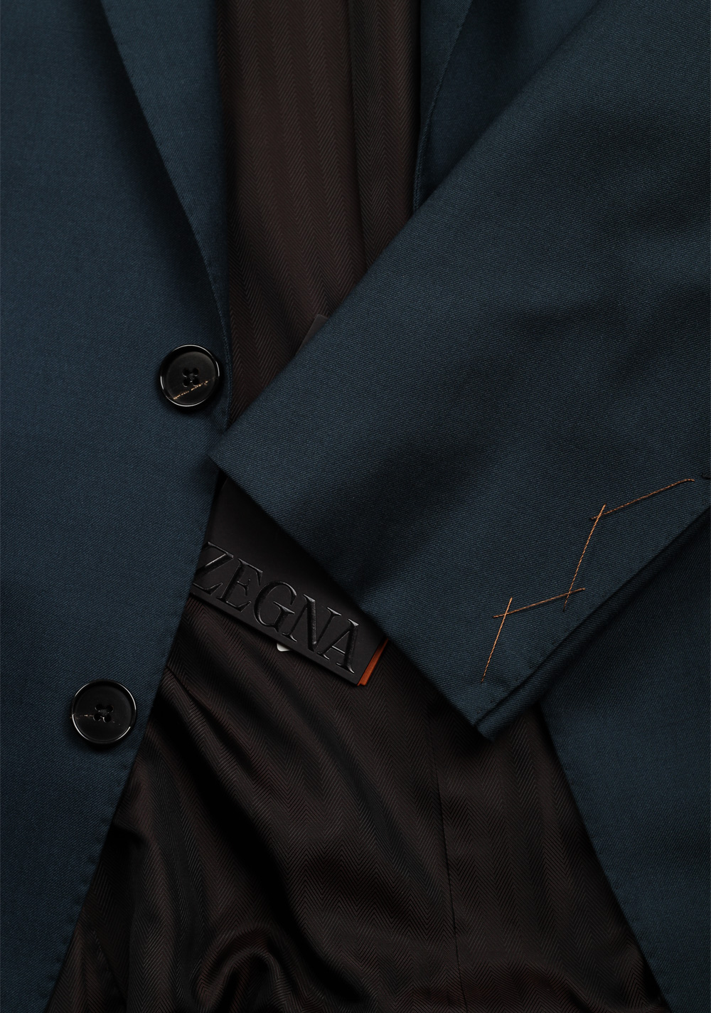 ZEGNA Teal Oasi Cashmere Couture Suit Size 50 / 40R U.S. – image 4