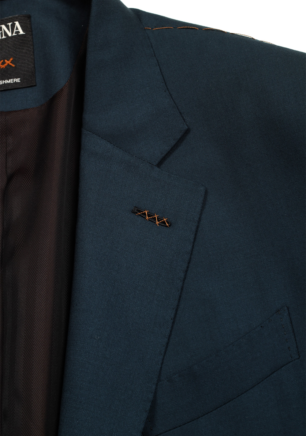 ZEGNA Teal Oasi Cashmere Couture Suit Size 50 / 40R U.S. – image 5
