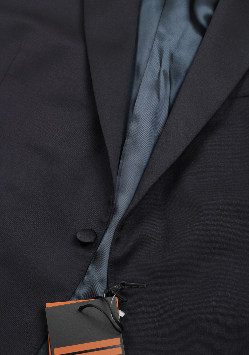 ZEGNA Midnight Blue Tailored Tuxedo Suit Size 58 / 48R U.S. – image 2
