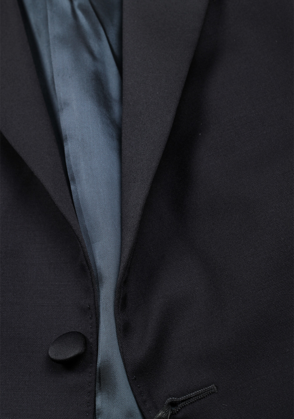 ZEGNA Midnight Blue Tailored Tuxedo Suit Size 58 / 48R U.S. – image 3