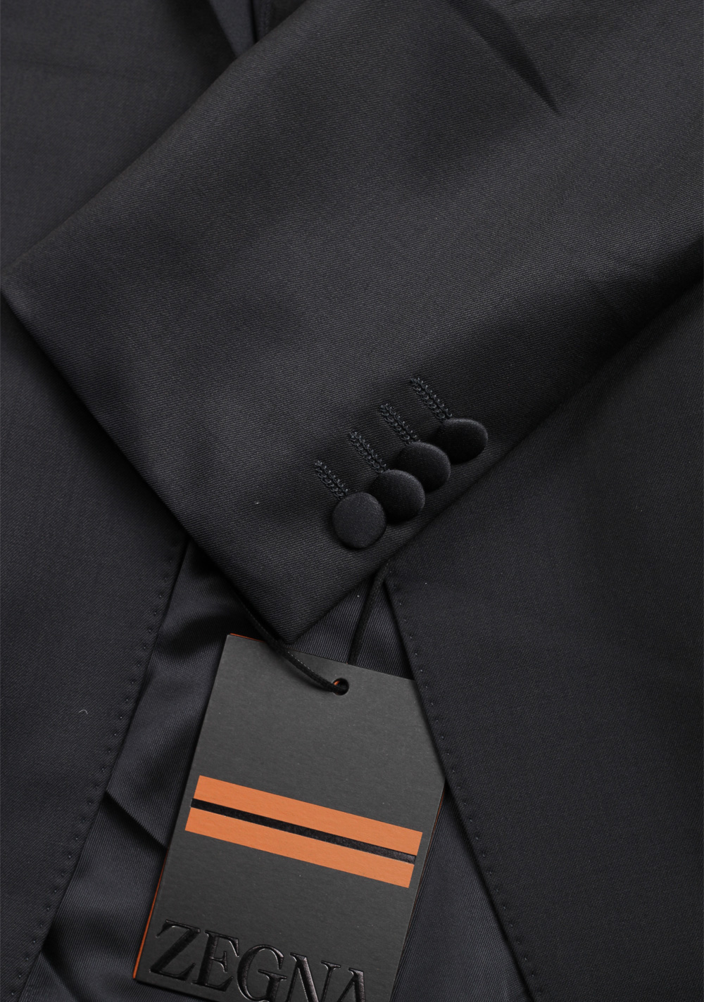 ZEGNA Midnight Blue Tailored Tuxedo Suit – image 4