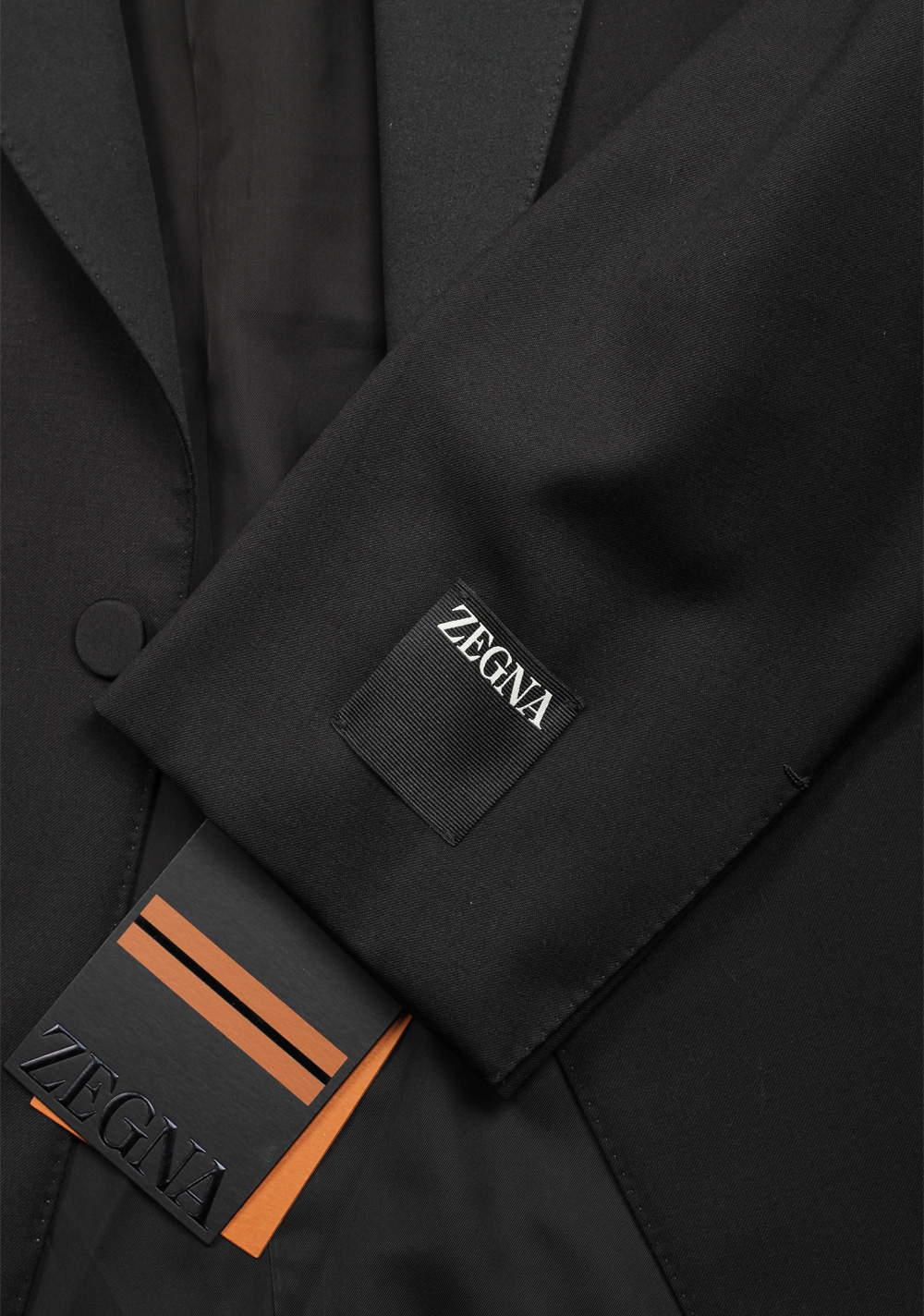 ZEGNA Sartorial Multiseason Black Tuxedo Size 56 / 46R U.S. – image 4
