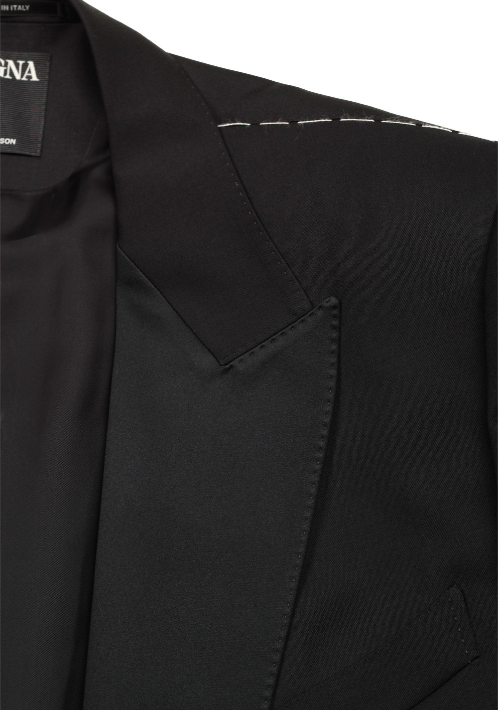ZEGNA Sartorial Multiseason Black Tuxedo Size 56 / 46R U.S. – image 5