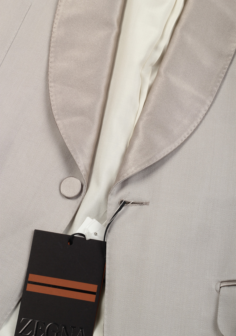 ZEGNA Couture Gray Tuxedo Dinner Jacket Size 48 / 38R U.S. – image 2