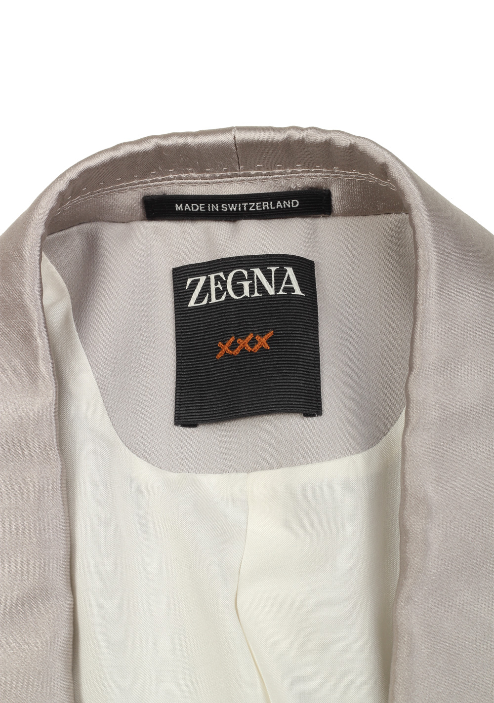 ZEGNA Couture Gray Tuxedo Dinner Jacket Size 48 / 38R U.S. – image 6