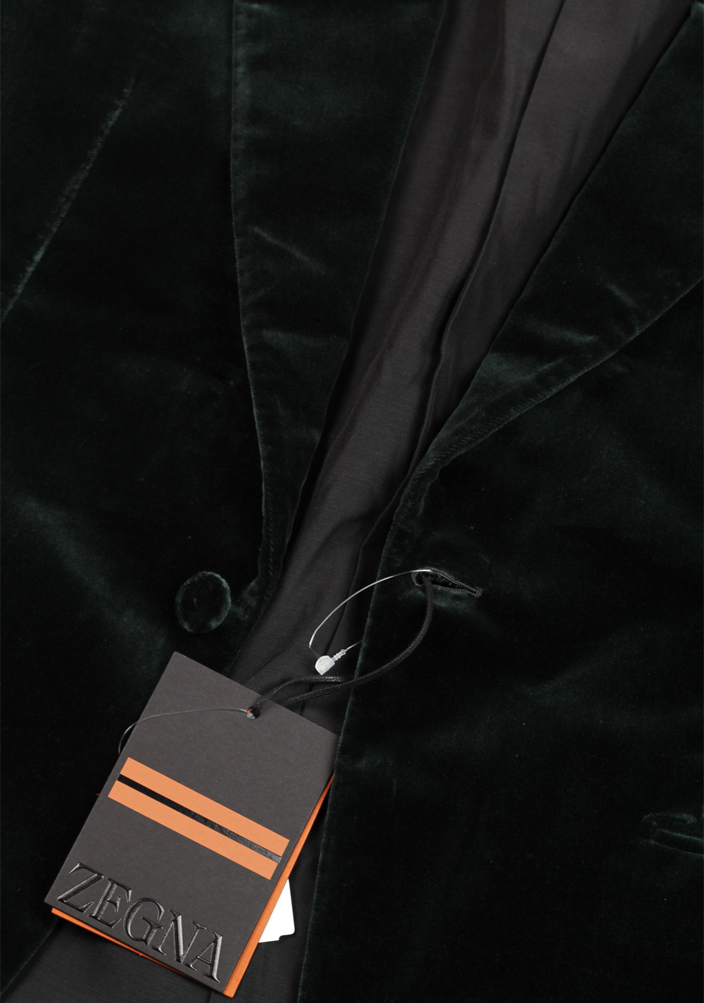 ZEGNA Couture Green Velvet Tuxedo Dinner Jacket – image 2