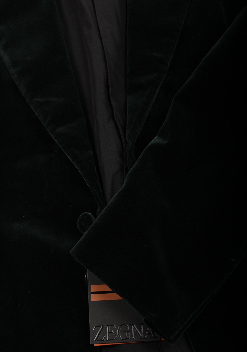 ZEGNA Couture Green Velvet Tuxedo Dinner Jacket – image 4