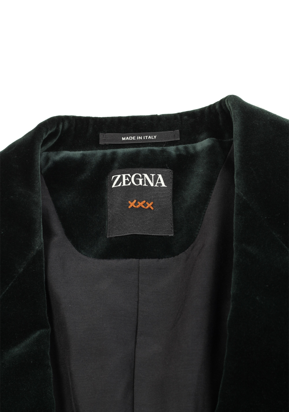 ZEGNA Couture Green Velvet Tuxedo Dinner Jacket – image 6