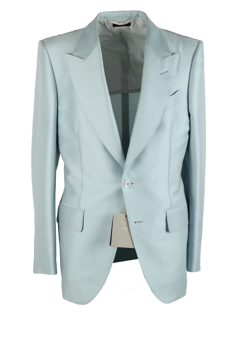 TOM FORD Dyllan Blue Wool Silk Suit