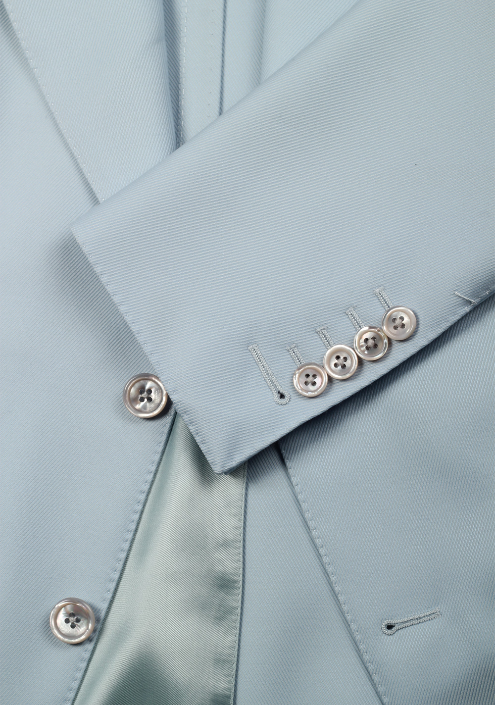 TOM FORD Dyllan Blue Wool Silk Suit – image 4