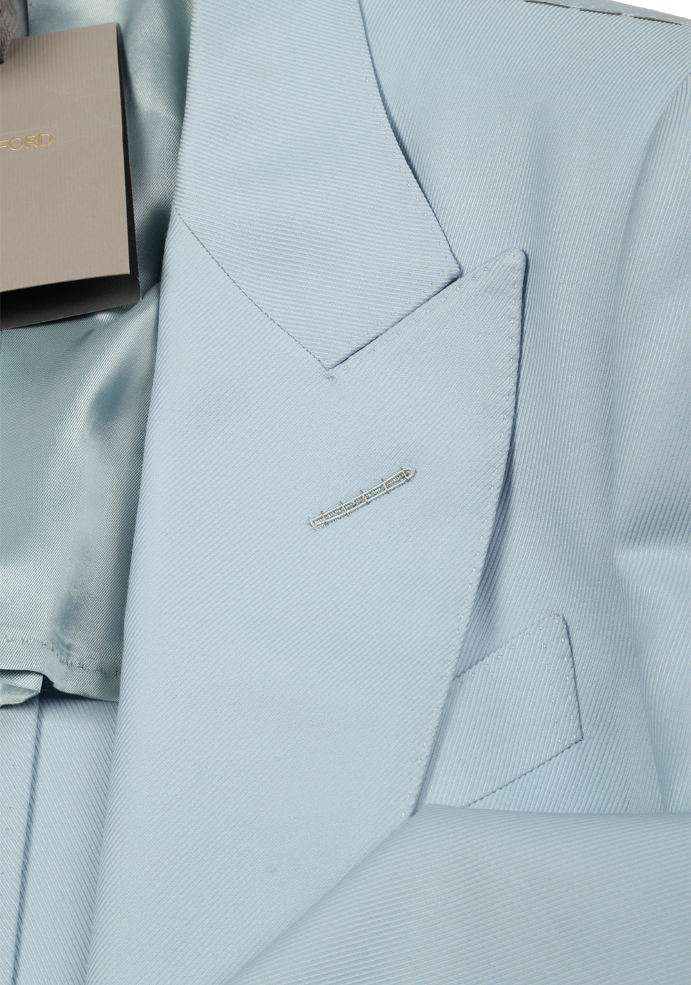 TOM FORD Dyllan Blue Wool Silk Suit – image 5