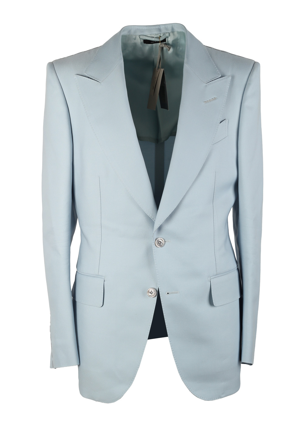 TOM FORD Dyllan Blue Wool Silk Suit
