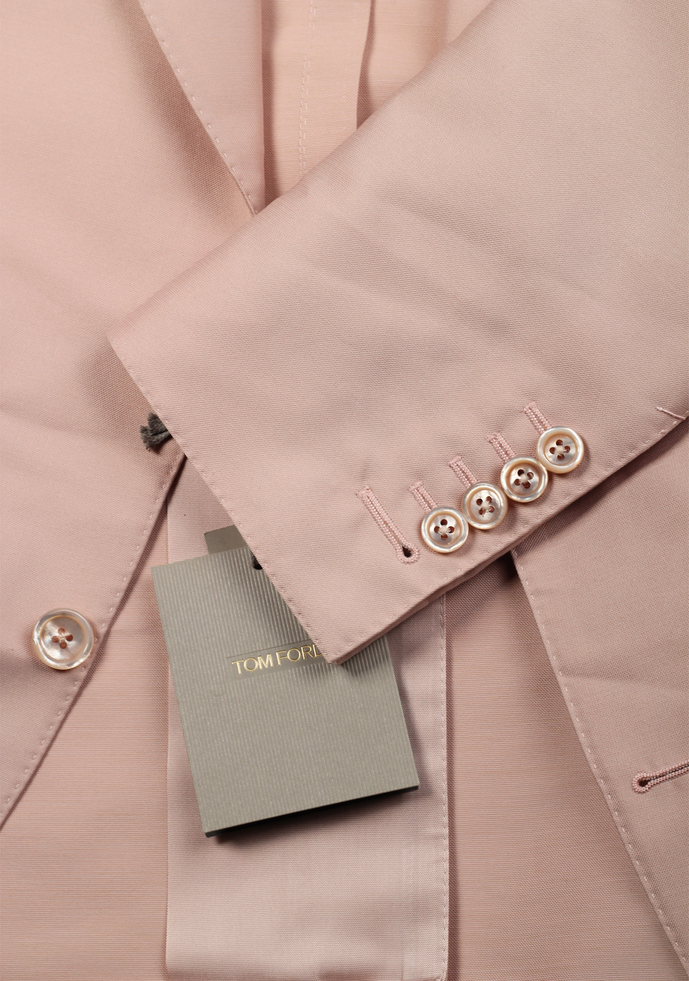 TOM FORD Dyllan Pink Cotton Silk Blend Suit – image 4