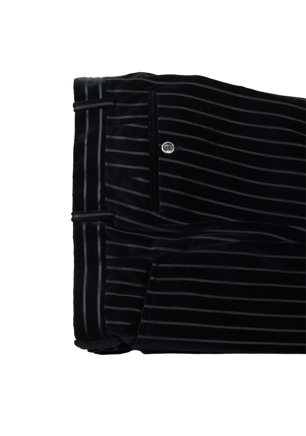 TOM FORD Dyllan Blue Velvet Striped Suit – image 7